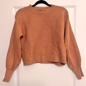 Alice Blue Women's Ribbed Sweater - Tan size medium